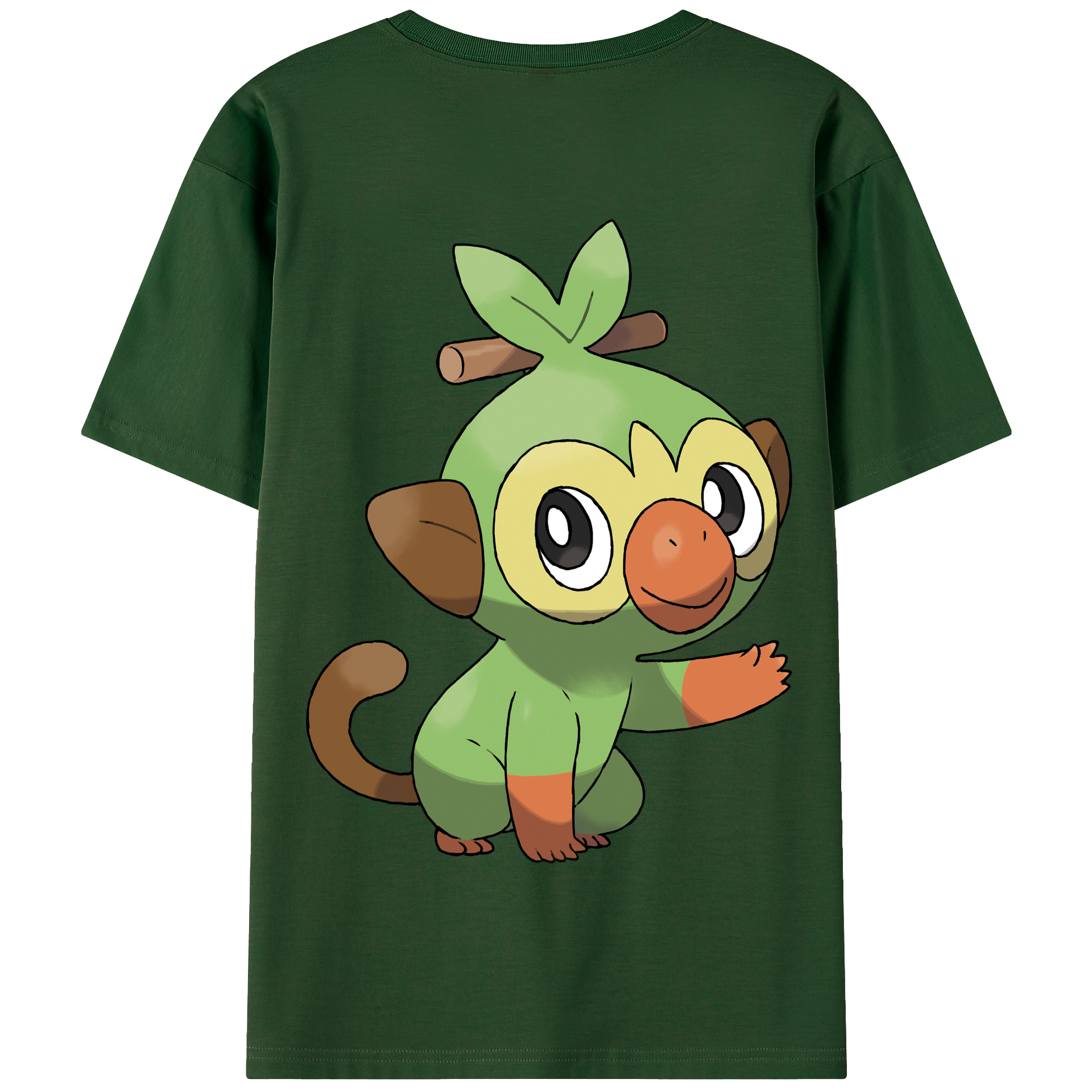 （画像用） ポケットモンスター Pokémon 綿100％半袖Tシャツ（背面プリント）